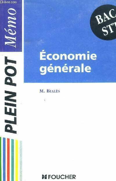 Livrenpoche : Memo bac économie générale bac STT - Biales-M - Livre