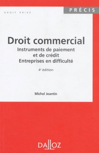 Livrenpoche : Précis dalloz - Michel Jeantin - Livre