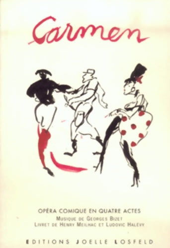 Livrenpoche : Carmen : Opéra comique en quatre actes - Ludovic Halévy - Livre