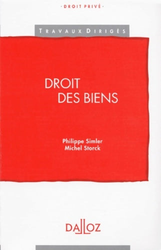Livrenpoche : Droit des biens - Henri Storck - Livre