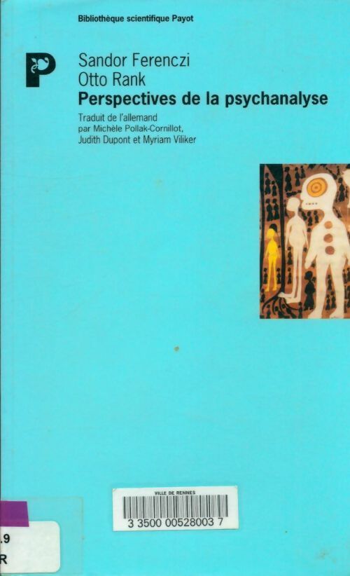 Livrenpoche : Perspectives de la psychanalyse - Sandor Ferenczi - Livre