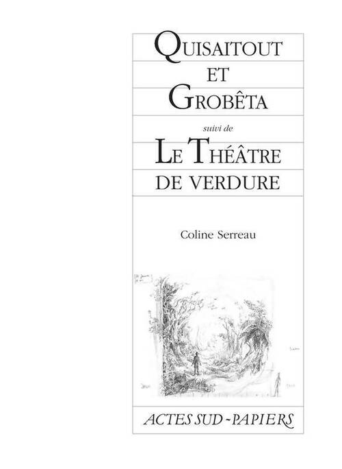 Livrenpoche : Quisaitout et grobêta - Coline Serreau - Livre