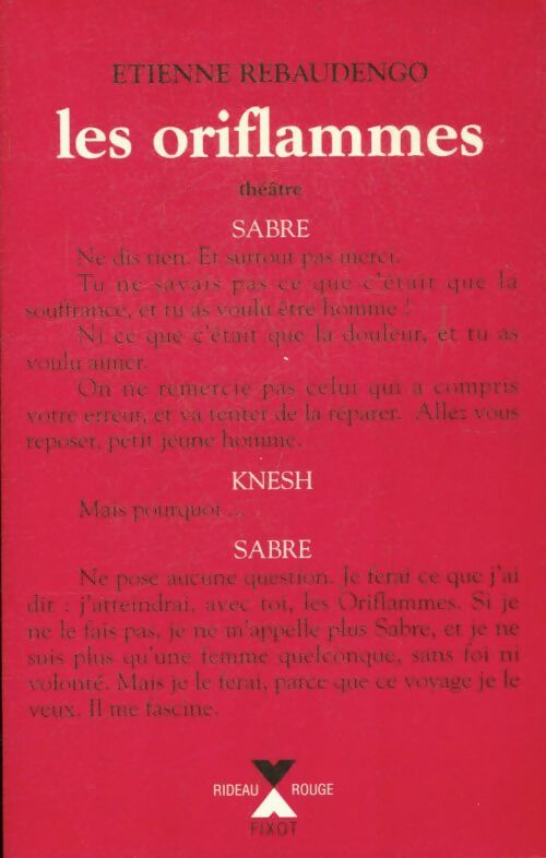 Livrenpoche : Oriflammes - Etienne Rebaudengo - Livre