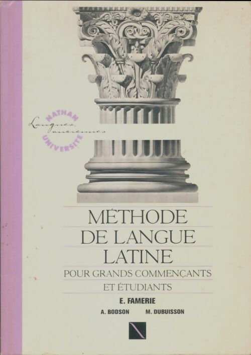 Livrenpoche : Méthode langue latine - Collectif - Livre