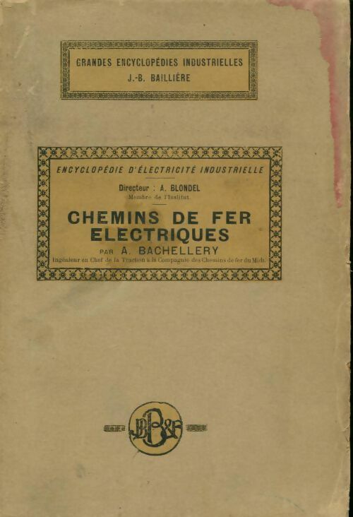 Livrenpoche : Chemins de fer électriques - A Bachellery - Livre