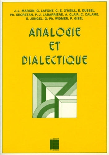 Livrenpoche : Analogie et dialectique - Collectif - Livre