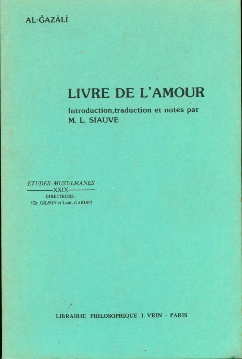 Livrenpoche : Livre de l'amour - Al-Ghazali - Livre