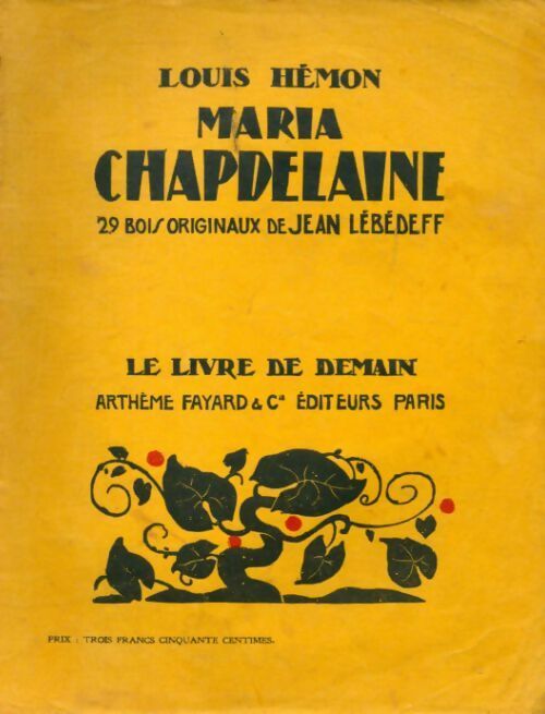 Livrenpoche : Maria Chapdelaine - Louis Hémon - Livre