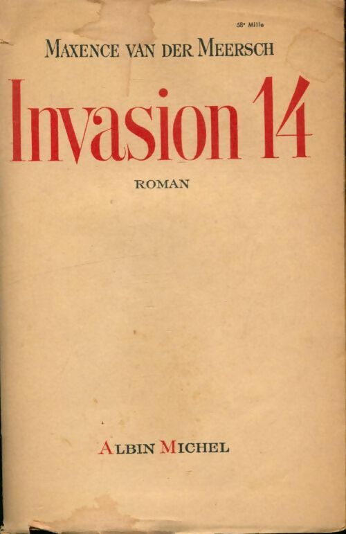Livrenpoche : Invasion 14 - Maxence Van der Meersch - Livre