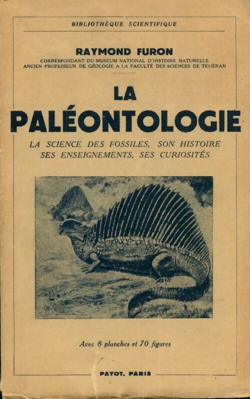 Livrenpoche : La paléontologie - Raymond Furon - Livre