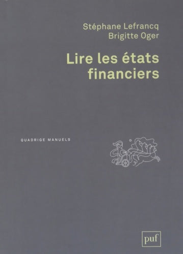 Livrenpoche : Lire les états financiers - Stéphane Lefrancq - Livre