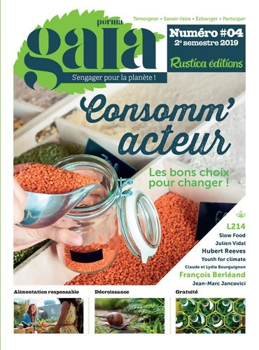 Livrenpoche : Permagaïa 2e semestre 2019 : Consomm' acteur - Paul Ariès - Livre
