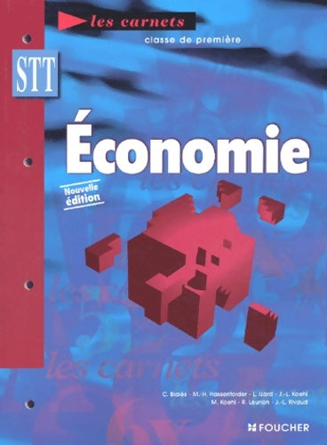 Livrenpoche : Les carnets : Économie bac STT - Collectif - Livre