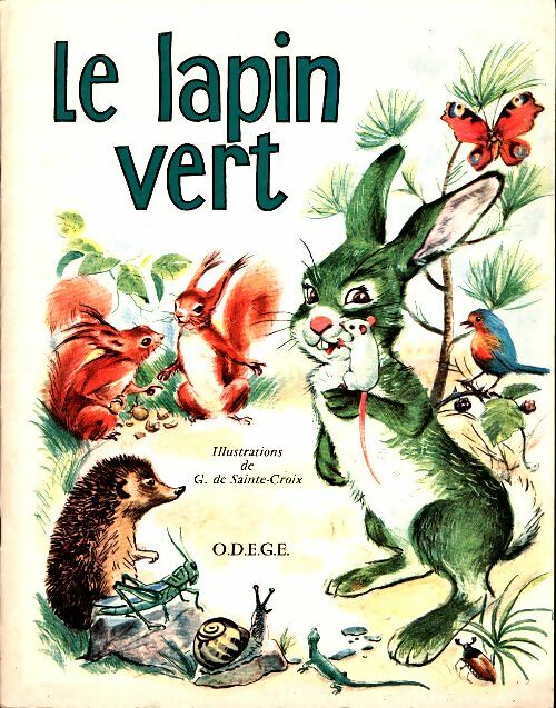 Livrenpoche : Le lapin vert - Collectif - Livre