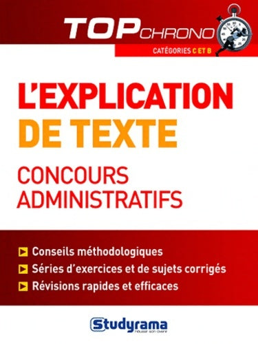 Livrenpoche : L'explication de texte. Concours administratifs - Caroline Binet - Livre