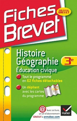 Livrenpoche : Histoire-géographie Éducation civique 3e - Monique Redouté - Livre