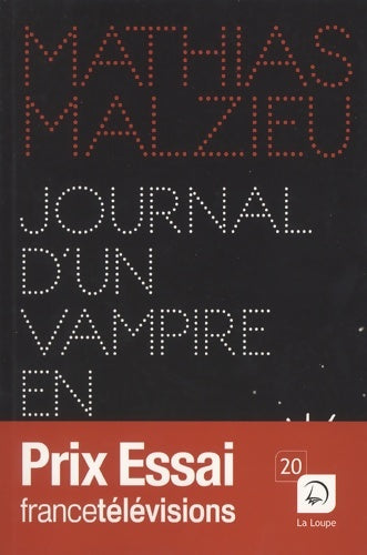 Livrenpoche : Journal d'un vampire en pyjama - Mathias Malzieu - Livre