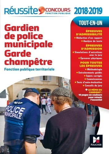 Livrenpoche : Réussite concours gardien de police municipale garde champêtre nº33 - Isabelle Prouteau - Livre