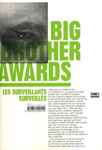 Livrenpoche : Big brother awards - Big Brother Awards - Livre