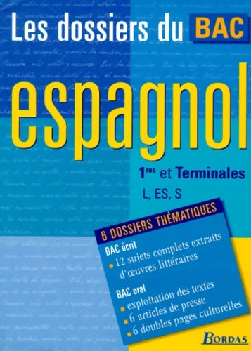 Livrenpoche : Espagnol 1ères et Terminales L / ES / S - Monique Loison - Livre