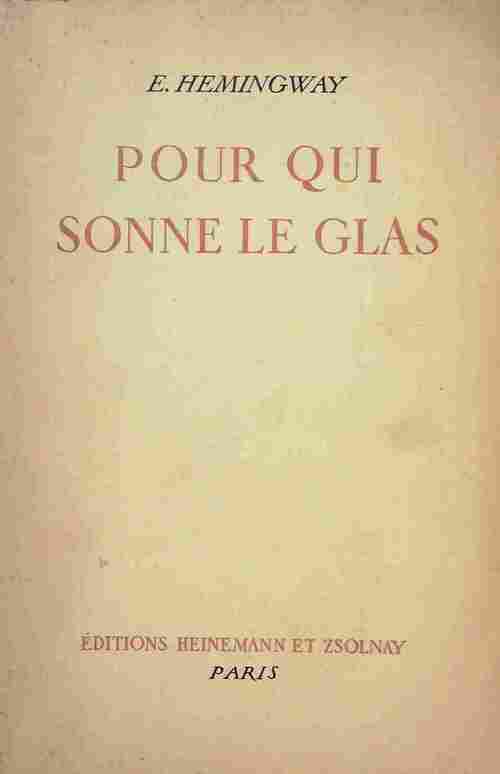 Livrenpoche : Pour qui sonne le glas - Ernest Hemingway - Livre