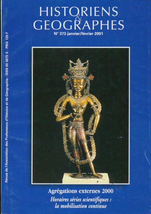 Livrenpoche : Historiens & géographes n°373 - Collectif - Livre