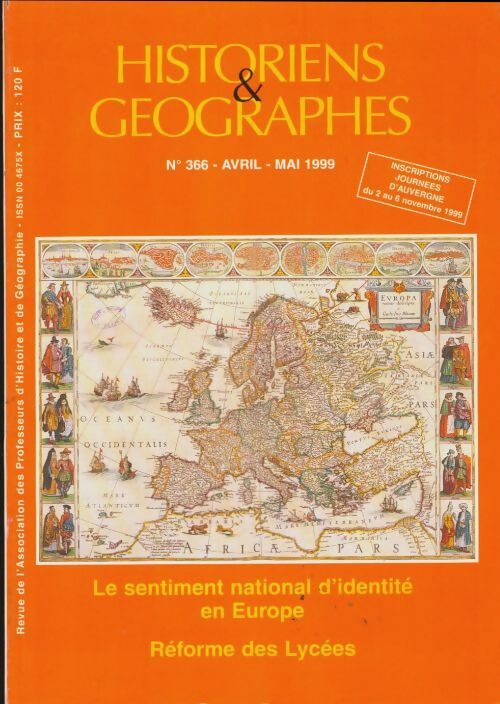 Livrenpoche : Historiens & géographes n°366 - Collectif - Livre