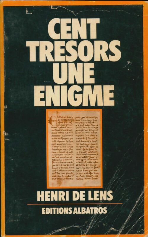 Livrenpoche : Cent trésors, une énigme - Henri De Lens - Livre