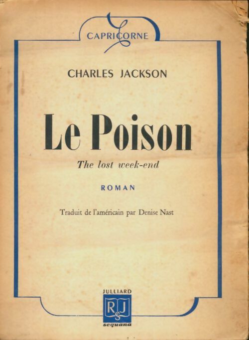 Livrenpoche : Le poison - Charles Jackson - Livre