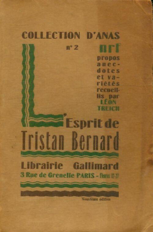 Livrenpoche : L'esprit de Tristan Bernard - Léon Treich - Livre