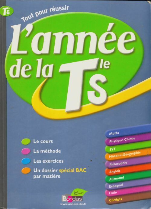Livrenpoche : L'année de la Terminale S - Collectif - Livre