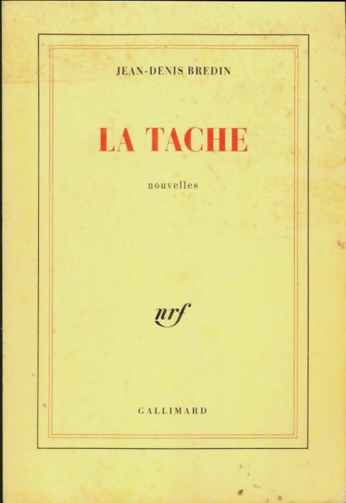 Livrenpoche : La tache - Jean-Denis Bredin - Livre