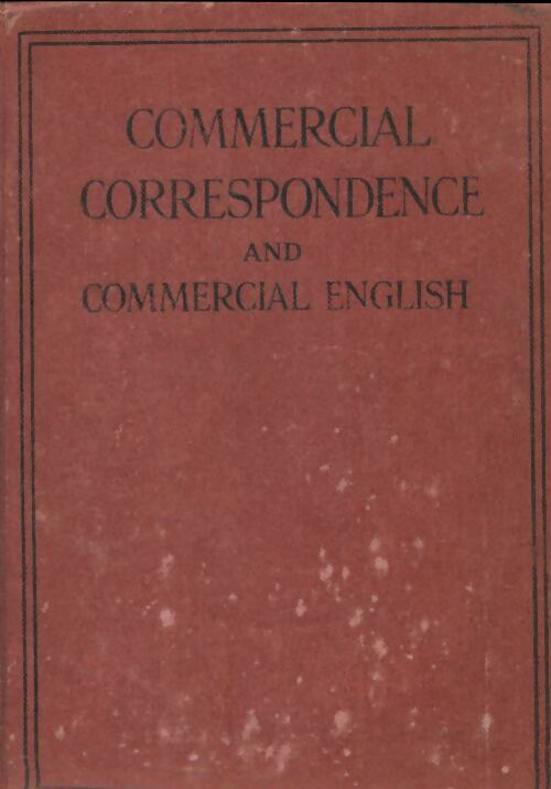 Livrenpoche : Commercial correspondence and commercial english - Collectif - Livre