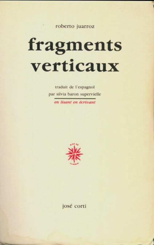 Livrenpoche : Fragments verticaux - Roberto Juarroz - Livre