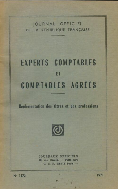Livrenpoche : Experts comptables et comptables agréés - Collectif - Livre