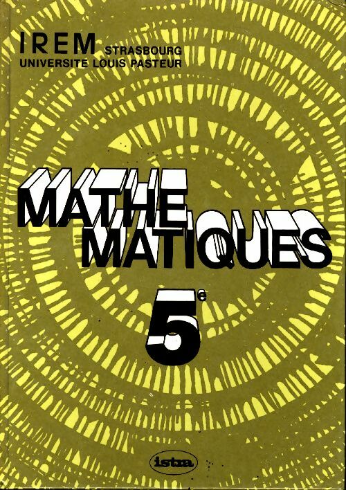 Livrenpoche : Mathématiques 5e 1977 - Collectif - Livre