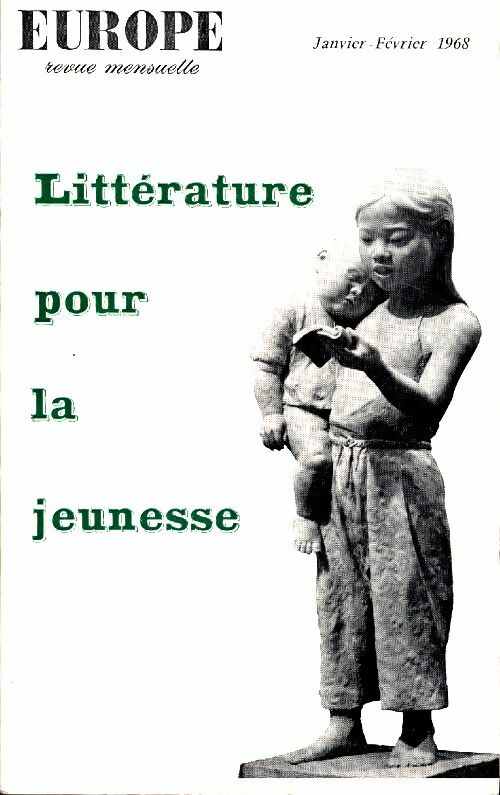Livrenpoche : Revue Europe n°465-466 : Littérature pour la jeunesse - Collectif - Livre