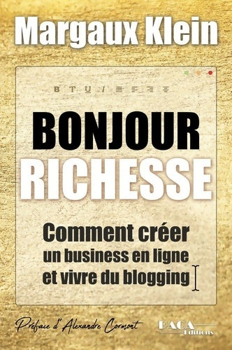 Livrenpoche : Bonjour richesse - Margaux Klein - Livre