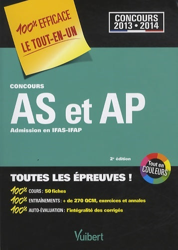 Livrenpoche : Concours as et ap - toutes les épreuves - concours 2013-2014 - aide-soignant et auxiliaire de puériculture - Lucile Diriberry - Livre