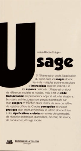 Livrenpoche : Usage - Jean-Michel Léger - Livre