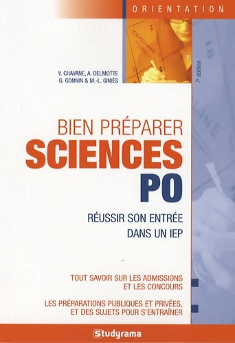 Livrenpoche : Bien préparer sciences po - V. Chavane - Livre