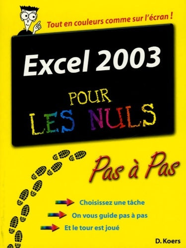 Livrenpoche : Excel 2003 pour les nuls - D. Koers - Livre