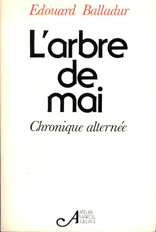 Livrenpoche : L'arbre de mai - Edouard Balladur - Livre