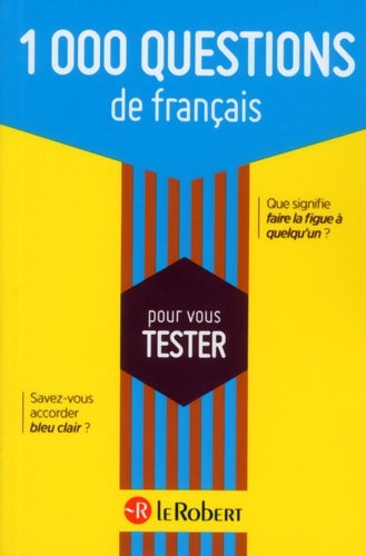 Livrenpoche : 1 000 questions de français - Collectif - Livre