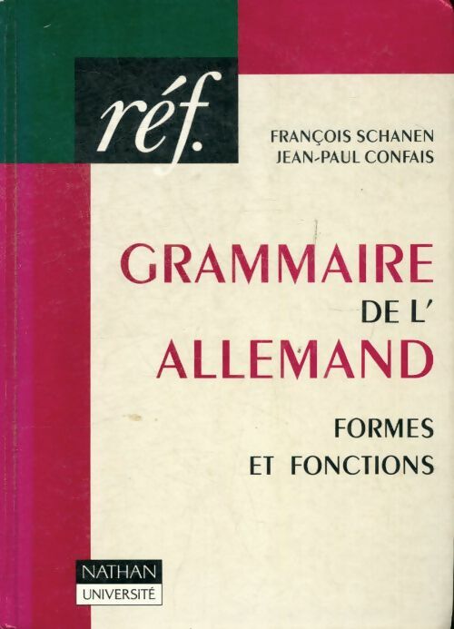 Livrenpoche : Grammaire de l'allemand : Formes et fonctions - Shanen - Livre