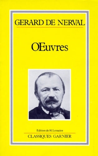Livrenpoche : Nerval - oeuvres - Gérard De Nerval - Livre