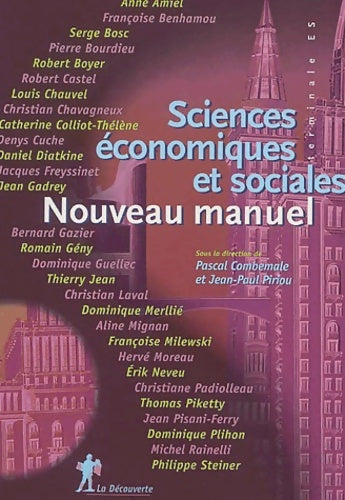 Livrenpoche : Nouv manuel scienc eco et soc - Pascal Combemale - Livre