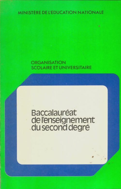Livrenpoche : Baccalauréat de l'enseignement du second degré - Collectif - Livre