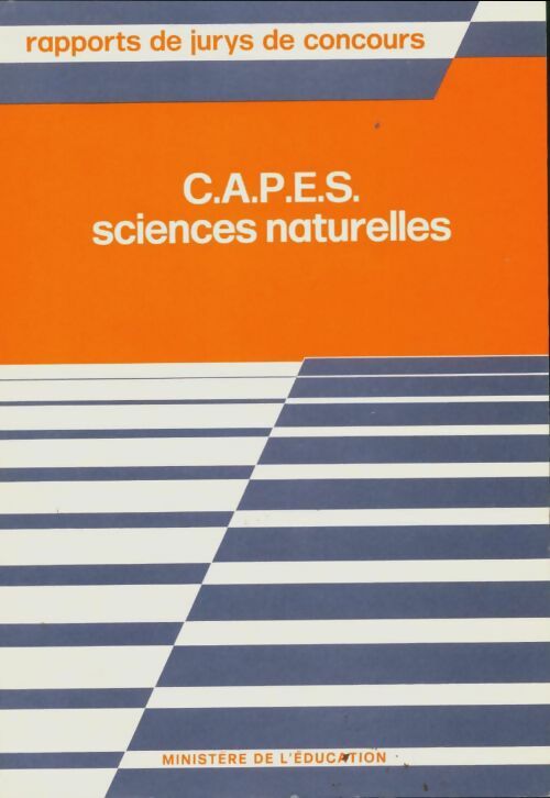 Livrenpoche : CAPES sciences naturelles 1976 - Collectif - Livre