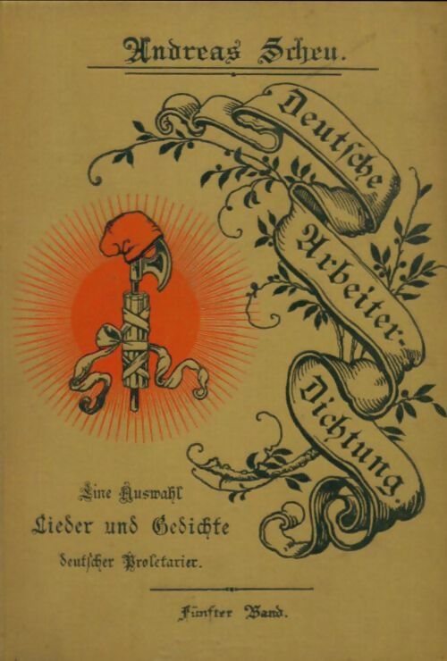 Livrenpoche : Deutsch arbeiterdichtung - Andreas Scheu - Livre